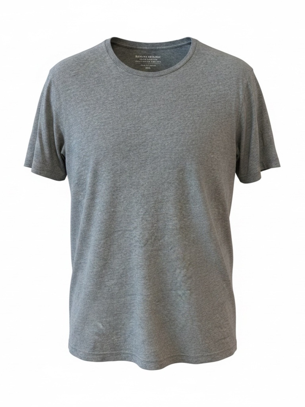 Banana Republic Gray Crew Neck Short Sleeve T-Shirt